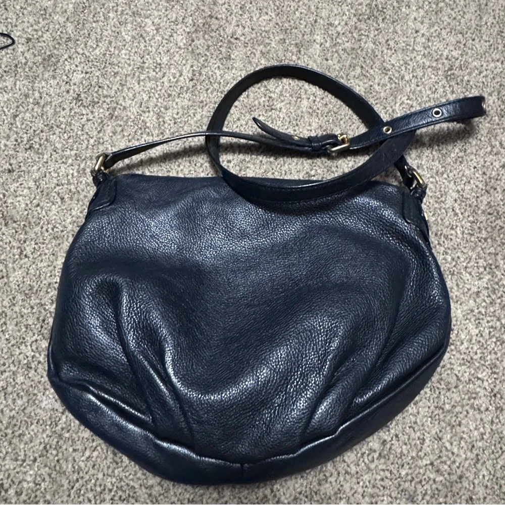 Marc by Marc Jacobs Classic Q Natasha black pebbled leather crossbody bag - Picture 7 of 12